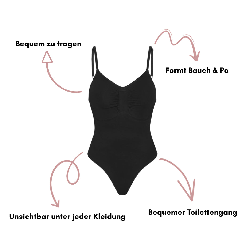 Bodysuit Shapewear mit Trägern